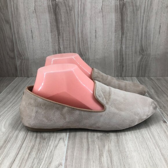 Birdies Loafers Womens 9 Tan Suede Slip On Flat Shoes - Picture 1 of 12